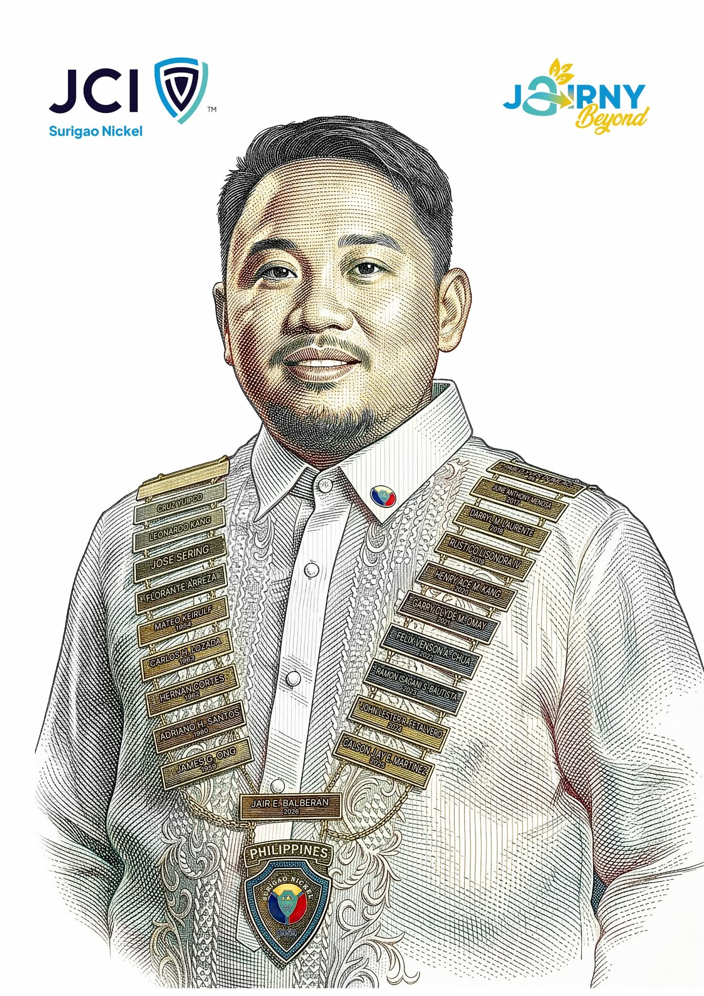Jair E. Balberan, 2026 Local Organization President, JCI Surigao Nickel