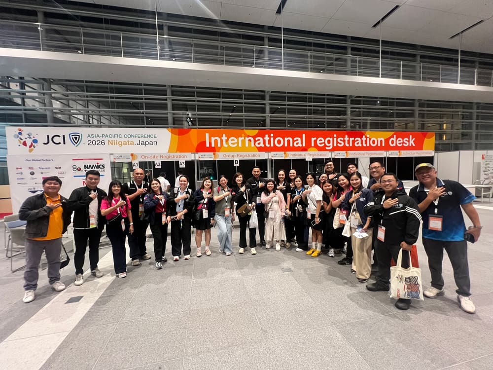International registration desk at ASPAC Niigata