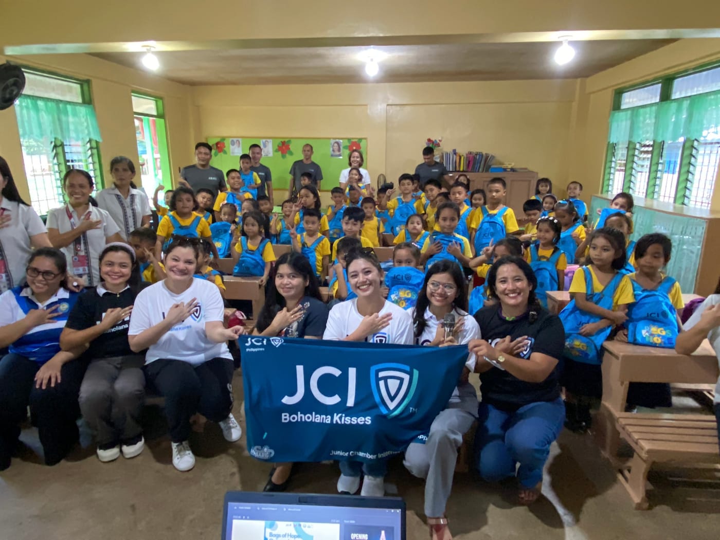 Bags of Hope community project by JCI Boholana Kisses
